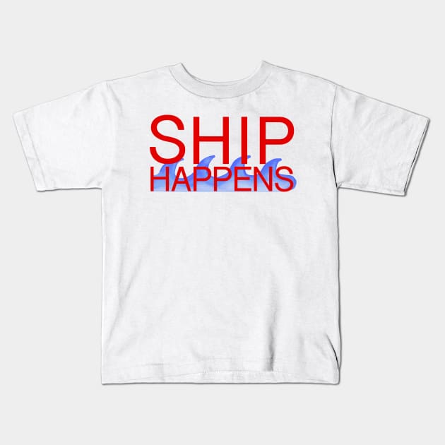 Ship Happens - Shippensburg Kids T-Shirt by kiramrob